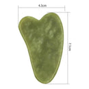 Rolo Pedra de Jade + Placa Gua Sha para Massagem Facial